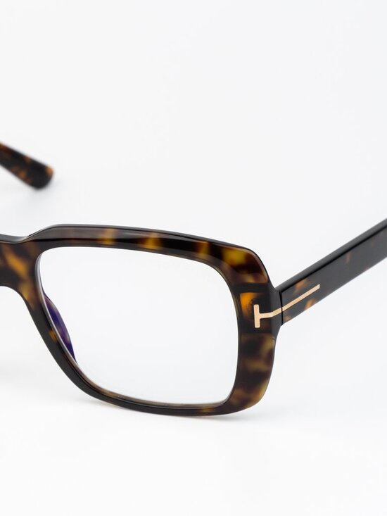 Tom Ford Women Eyeglasses Havana Square FT5822-B 052 BRAND NEW main image 5